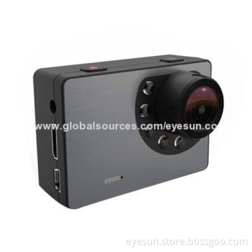 60m Waterproof Sports Camera with Motion Function, 6-piece X-red Night Vision/19 Pixels